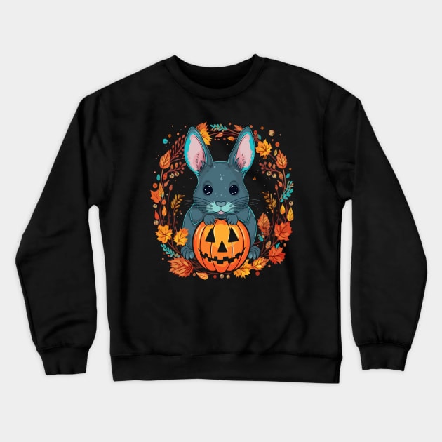 Chinchilla Halloween Crewneck Sweatshirt by JH Mart